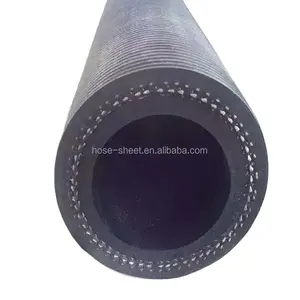 Pompa Air fleksibel hitam 1 2 3 inci selang isap karet dengan kabel baja Helix tarik tinggi
