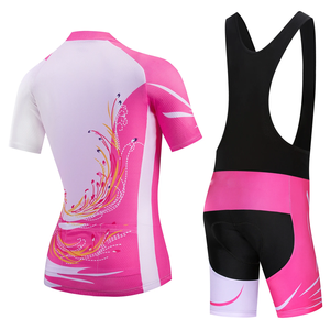<span class=keywords><strong>Maillot</strong></span> de cyclisme pour femmes <span class=keywords><strong>Maillot</strong></span> Ropa Ciclismo Combinaison de vélo Kit de vêtements de vélo d'été <span class=keywords><strong>Maillot</strong></span> de cyclisme sublimé personnalisé - Product Image 3