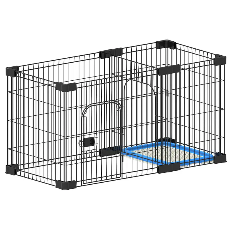 Large divider playpen pet cages cheap big size dog play cage portable 4 panel folding puppy pen