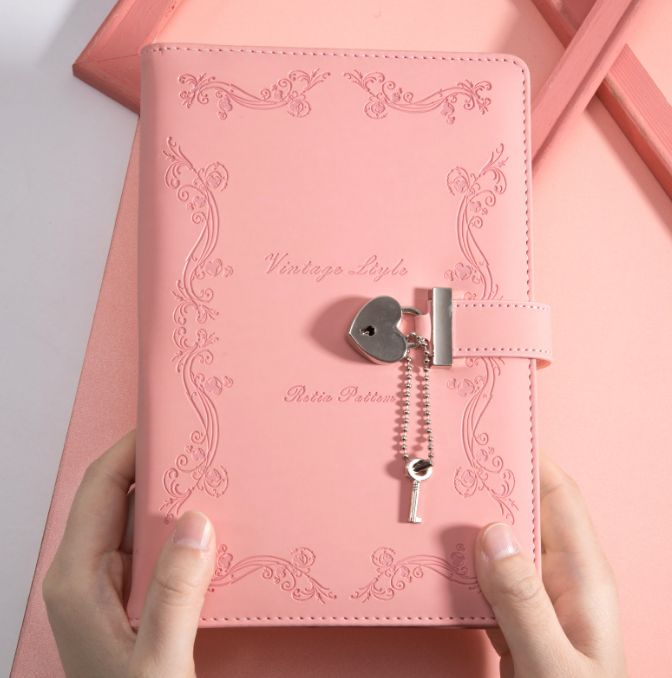 journal heart lock