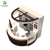 Kiosque à café intérieur sur mesure, directement de l'usine Pioneer, pour centre commercial