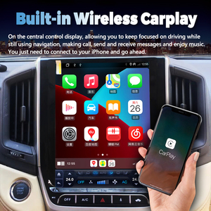 NaviRider pantalla Vertical de 12,1 pulgadas Tesla Android 13 navegación GPS para coche para <span class=keywords><strong>TOYOTA</strong></span> <span class=keywords><strong>LAND</strong></span> <span class=keywords><strong>CRUISER</strong></span> LC200 <span class=keywords><strong>2016</strong></span> 2017 vídeo Multimedia - Product Image 6