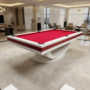 Table de billard WANYAJU de qualité supérieure en bois massif, standard commercial, moderne, multifonctionnelle, pour la maison et les loisirs - Product Image 1