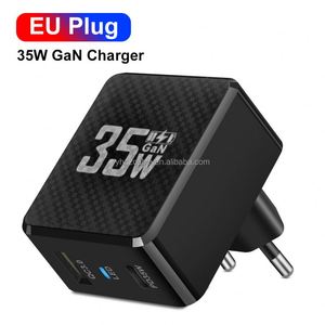 New GAN 35W LED Electric QC3.0+PD Fast Charger with 5V/3A Output USB-C & USB Ports <b>EU</b>/US/KR <b>Plug</b> for 15 Pro - Product Image 3