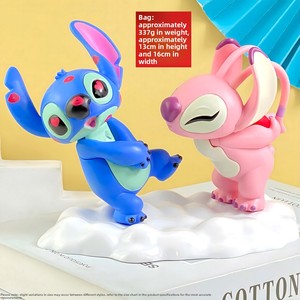 PVC khâu hình hộp mù Lilo & stis tch Đồ chơi búp bê viên nang máy xe bánh trang trí mô hình Trung Quốc 0-24 tháng - Product Image 4