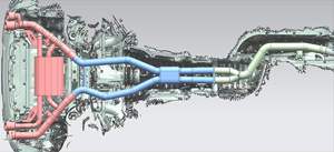 CGW prix d'usine Automobile Active Sound Catback tuyaux d'échappement avec tuyau de descente et embouts d'échappement pour BMW X3 M40i G01 2023 - Product Image 5