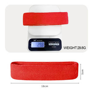 カスタムコットンスポーツ弾性ヘッドバンド刺繍ロゴ付き卸売格安コットンヘッドバンドスウェットバンド - Product Image 4