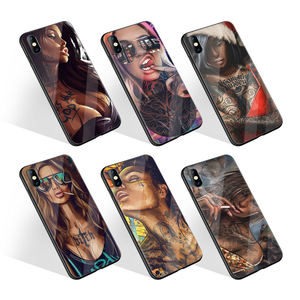 <span class=keywords><strong>Coque</strong></span> de téléphone pour fille avec tatouage sur la manche, meilleure vente, qualité TPU, verre trempé, impression UV, sexy, PU pour <span class=keywords><strong>iPhone</strong></span> 11 12 Pro Max 12 Mini Xs Xr - Product Image 3