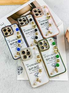 Miễn phí Mẫu Bling Bling TPU Vòng đeo tay trường hợp điện thoại cho <span class=keywords><strong>Iphone</strong></span> 17 16 15 14 13 12 11 8 <span class=keywords><strong>7</strong></span> x XR Pro Max - Product Image 2