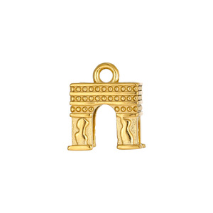 Accessori creativi retrò moda semplice Design 3D Palm Camera borsa La <span class=keywords><strong>Tour</strong></span> <span class=keywords><strong>Eiffel</strong></span> Tower Arc De Triomphe ciondolo Charm - Product Image 5