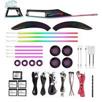Kit d'accessoires d'éclairage LED intérieur OEM pour BMW M4 Coupé F82 2014-2020, éclairage ambiant dynamique 64 couleurs