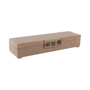 Elegante Scatola Portagioie Lunga, Organizer per Ricordi e Accessori, Contenitore Decorativo per Arredamento Casa - Product Image 3