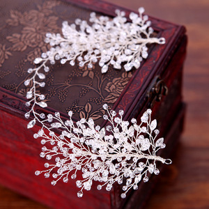 Diadema de Cristal Estilo Europeo Americano NianCan, Diadema de Alambre de Cobre con Pedrería, Diadema Boho <span class=keywords><strong>para</strong></span> Novia, Dama de Honor, Boda - Product Image 3