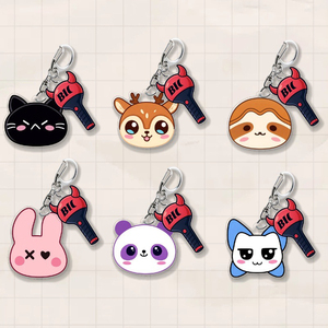 Spot Wholesale Cartoon Fashionable Acrylic Pendant Album Keychain Ruka Ahyeon ASA Series <b>Doll</b> Image <b>Accessories</b> - Product Image 1