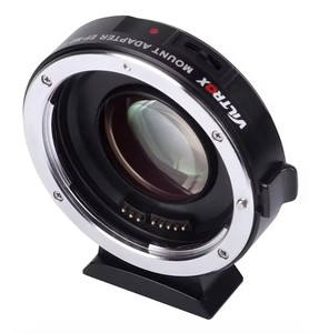 Viltrox EF-M2 II adaptateur électronique F Booster 0.71x pour Canon EF à MFT M43 Micro quatre troisièmes caméras GH5 <span class=keywords><strong>BMPCC4K</strong></span> réducteur de focale - Product Image 1