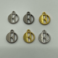 Pendentif Cercle Creux Plaqué Or, Argent et Bronze Vieilli Personnalisé Écologique pour Robes, Chapeaux et Accessoires de Sac à Main