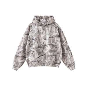 Sudadera con Capucha para Hombre, Estilo Y2K, Oversize, Forrada, de Poliéster/Algodón, con Logotipo Personalizado en la Parte Delantera, Estilo Urbano - Product Image 1