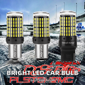 ไฟเลี้ยว LED canbu 22W 12V T20 1500Lm 3014-144SMD ไฟเบรครถยนต์ทรงพอดีกับรถได้ทั่วไปสีเหลือง - Product Image 2