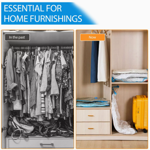 Sac de rangement sous vide en tissu nylon écologique, imperméable et anti-insectes, forme carrée, capacité importante, gain de place, achat en gros, prix bas - Product Image 6