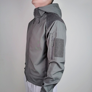 <span class=keywords><strong>BSCI</strong></span> nhà máy tùy chỉnh ngoài trời không thấm nước chaqueta <span class=keywords><strong>softshell</strong></span> chiến thuật 10000 mm thể thao trùm đầu lông cừu OEM <span class=keywords><strong>softshell</strong></span> Áo khoác cho nam giới - Product Image 4