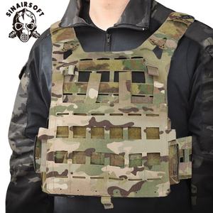 Modular Lightweight Tactical SPC Vest SD Plate <b>Carrier</b> Laser Cut MOLLE Camo Nylon Polyester Personal Defense Equipment for - Product Image 5