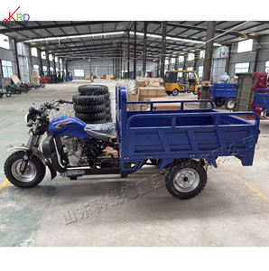 Tricycle à essence à boîte ouverte facile à utiliser <span class=keywords><strong>moto</strong></span> à trois roues avec modèle de <span class=keywords><strong>remorque</strong></span> à benne basculante - Product Image 5