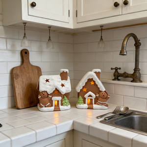 Luces Decorativas <span class=keywords><strong>de</strong></span> Terracota con Forma <span class=keywords><strong>de</strong></span> Botella <span class=keywords><strong>de</strong></span> Santa Claus y <span class=keywords><strong>Muñeco</strong></span> <span class=keywords><strong>de</strong></span> <span class=keywords><strong>Nieve</strong></span> - Adornos Navideños para Patio Interior/Exterior con Brillo LED - Product Image 3