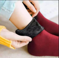 Chaussettes chauds en velours, chaussettes de neige, Tube épais, collection hiver automne 2019