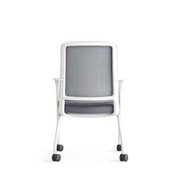 Meubles de bureau confortables, tables et chaises de bureau avec pieds et accoudoirs en métal, chaise de conférence ergonomique pour bureau