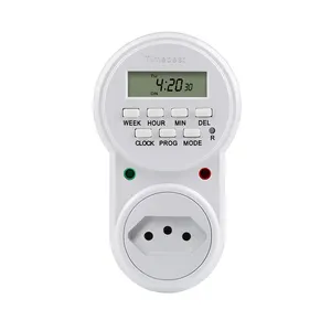 Digital Analog Timer Switch Seconds 110V 220V Wall Programmable Digital Timer Switch Professional Oem Supply CE Indoor