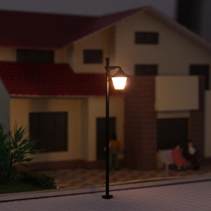 Modelo de tren de ferrocarril lin10, accesorios de 1:87, escala OO/HO, lámpara LED de calle de 2,56 pulgadas - Product Image 4