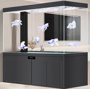 Grand <span class=keywords><strong>Aquarium</strong></span> de Luxe Rectangulaire en Verre Ultra-Clair pour Salon Commande en Un Clic - Product Image 6