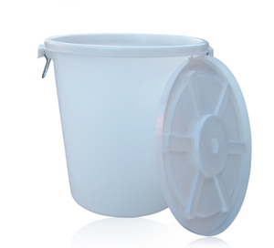 150L HDPE <strong>Plastic</strong> <strong>Bucket</strong> <strong>With</strong> <strong>Handle</strong> <strong>and</strong> <strong>Lid</strong> Multiple Models for Kitchen Garden Storage Durable Drums Pails &amp; Barrels - Product Image 1