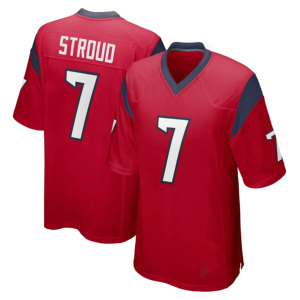 Houston 2024/25 # 7 C.J. Stroud 2nd Vapor F.U.S.E. Alternativo Camisetas Bordadas de Edición Limitada con Logos para Usar en Casa - Product Image 5