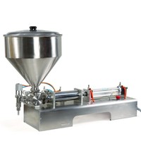 Distributeur de yaourt pneumatique à piston simple horizontal populaire