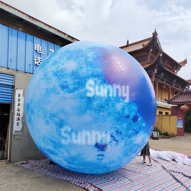 big inflatable earth balloons big earth globe balloon Air inflatable earth Led balloon for decoration