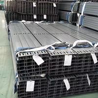 Rail de panneau solaire en acier Unistrut 41*41 avec revêtement Zn-Al-Mg pour structure photovoltaïque et support de montage solaire