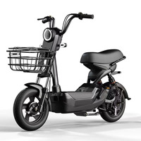 48V 350W cyclomoteur électrique Scooter 14 pouces pneu sous vide 2 sièges vélo électrique vélo électrique pour adultes