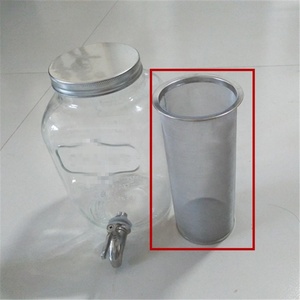 Сетка 100, 128 унций, 1 галлон, каменная банка, сетка из нержавеющей стали, фильтр для холодного кофе - Product Image 2