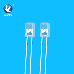 Vanfun độ sáng cao 5mm phẳng hàng đầu Dip dẫn <span class=keywords><strong>Diode</strong></span> đèn trắng phát ra 3V đầu vào hiệu quả cao tiết kiệm năng lượng 1400-1600K màu - Product Image 6