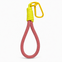 Porte-clés en corde colorée YYX avec mousqueton en métal pour sacs de plein air, camping, randonnée et accessoires de voyage