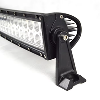 Barre lumineuse LED incurvée de 22 pouces 120W à double rangée d'indicateurs de travail faisceau ponctuel pour conduite tout-terrain 4x4 SUV camion bateau voiture ATV 12V 24V