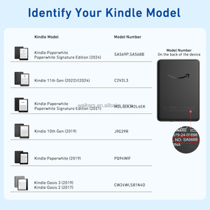 Tùy Chỉnh Thiết Kế Trắng <span class=keywords><strong>Kindle</strong></span> Trường Hợp Đối Với <span class=keywords><strong>Kindle</strong></span> <span class=keywords><strong>Paperwhite</strong></span> Có Thể Tháo Rời Từ Phía Trước Nắp PU Da Bìa Với Rõ Ràng Trở Lại Vỏ - Product Image 6