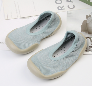 Chaussettes-chaussons antidérapantes unisexes pour bébé avec semelle en caoutchouc souple, chaussettes-bottes en coton pour nourrissons et nouveau-nés - Product Image 6