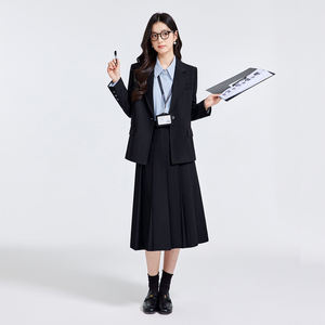 <span class=keywords><strong>ชุด</strong></span>สูทแขนยาวทรงปกติสำหรับนักศึกษาหญิง ช่วงต้นฤดูใบไม้ผลิ ป้องกันริ้วรอย เหมาะสำหรับการ<span class=keywords><strong>สอบ</strong></span>ข้าราชการและการสอบเข้าวงการทหาร - Product Image 4