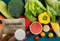 Détergent à fruits et légumes OEM, nettoyant effervescent, comprimé de lavage et de nettoyage