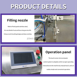 Máquina Compacta Semiautomática de Alta Precisión para Llenado de Bebidas, Aceite, Productos Químicos, Gel de Baño y Líquidos de Limpieza, Fácil de Operar - Product Image 6