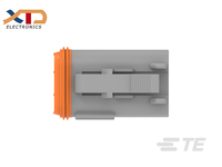Connecteur de prise automobile Deutsch DT06-12SA, boîtier femelle gris en thermoplastique, étanche, faisceau de câbles électriques