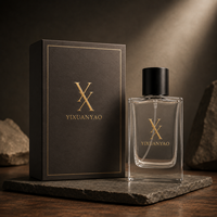Flacons de parfum de luxe rechargeables de 50 ml de haute qualité avec boîte