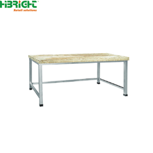 Table de travail professionnelle à 2 niveaux pour la restauration avec étagères à épices pour hôtels et restaurants, acceptant des conditions de paiement flexibles - Product Image 4